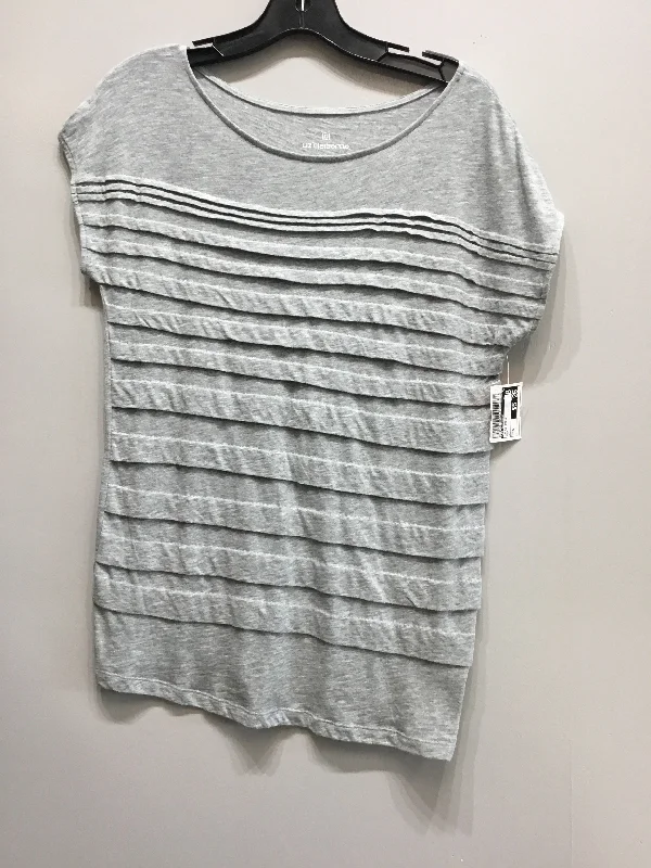 women's T-shirts for runningTop Short Sleeve Basic By Liz Claiborne  Size: S