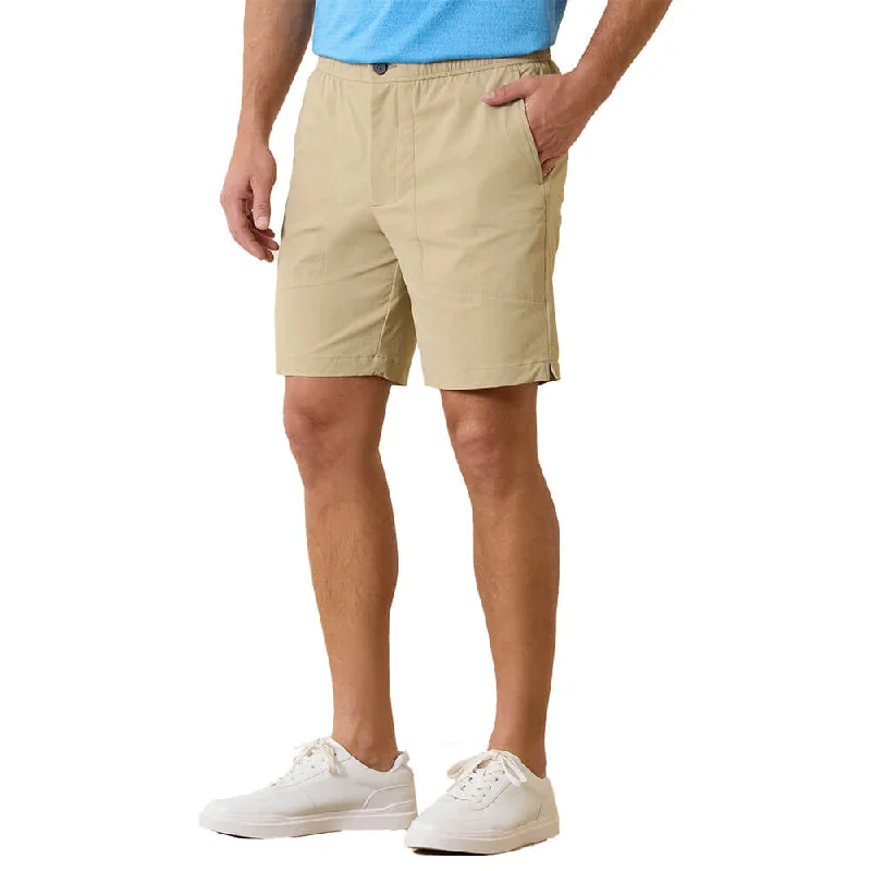 women's striped shortsTommy Bahama 8-Inch Chip Shot Pull On Shorts - Stone Khaki