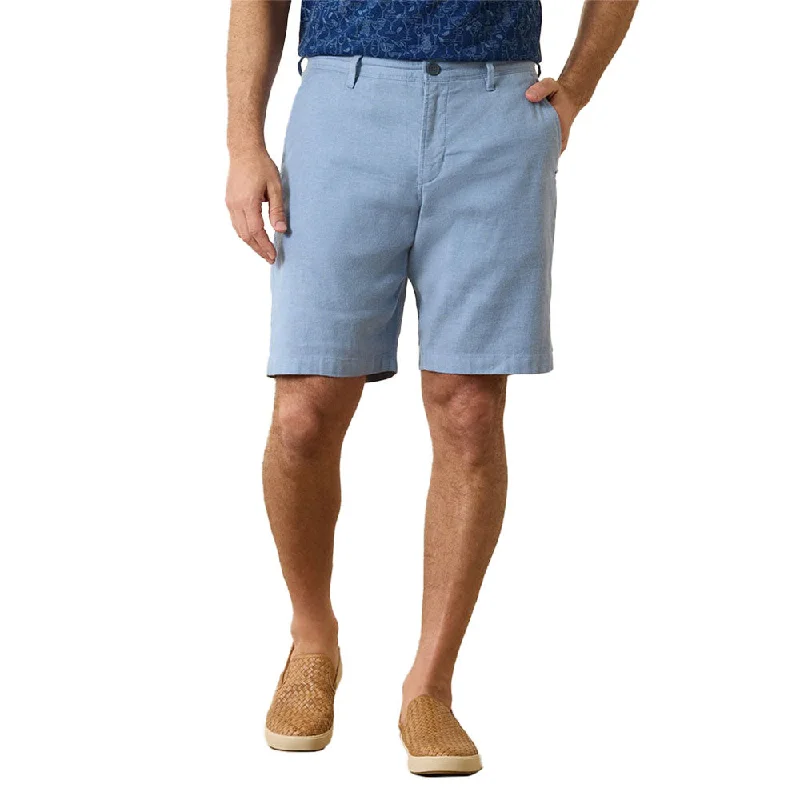 women's silk shortsTommy Bahama 10-Inch Beach Coast Linen Flat Front Shorts - Port Side Blue