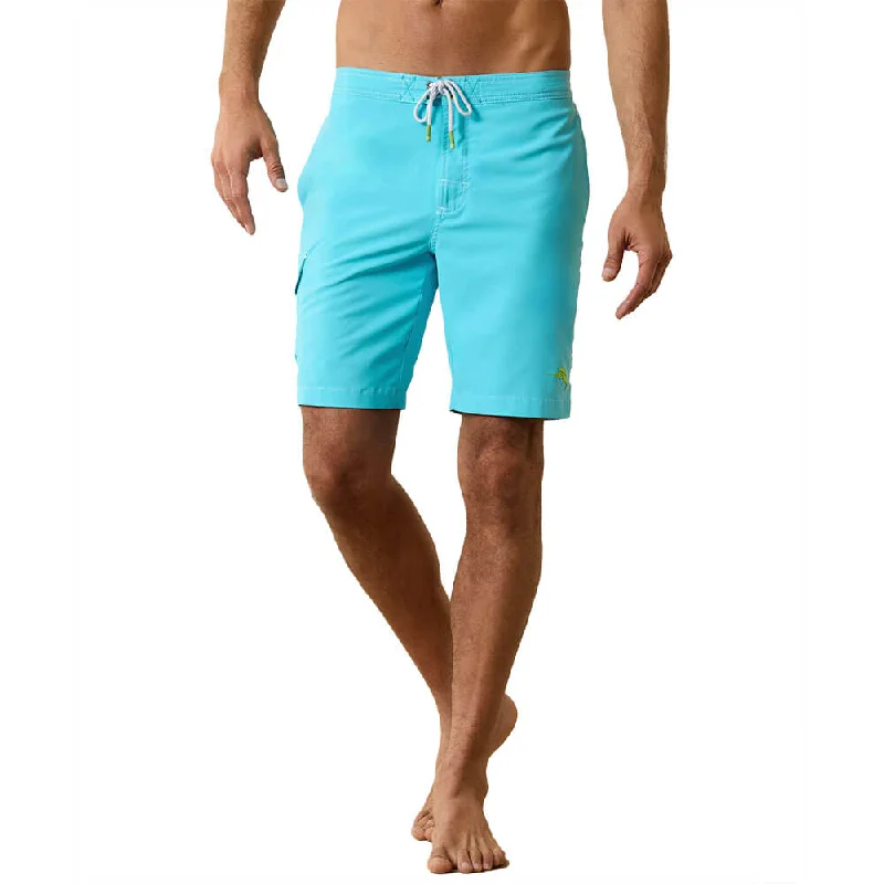 women's lightweight shortsTommy Bahama 9-Inch Baja Cove Boardshorts - River Blue