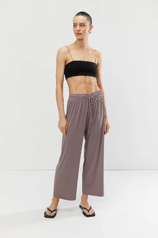 women's skinny pantsNYLON WIDE LEG PANT