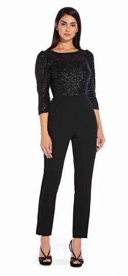 women's long sleeve tops with exclusive collaborationsAdrianna Papell AP1E206237 Long Formal Long Sleeve Pant Suit