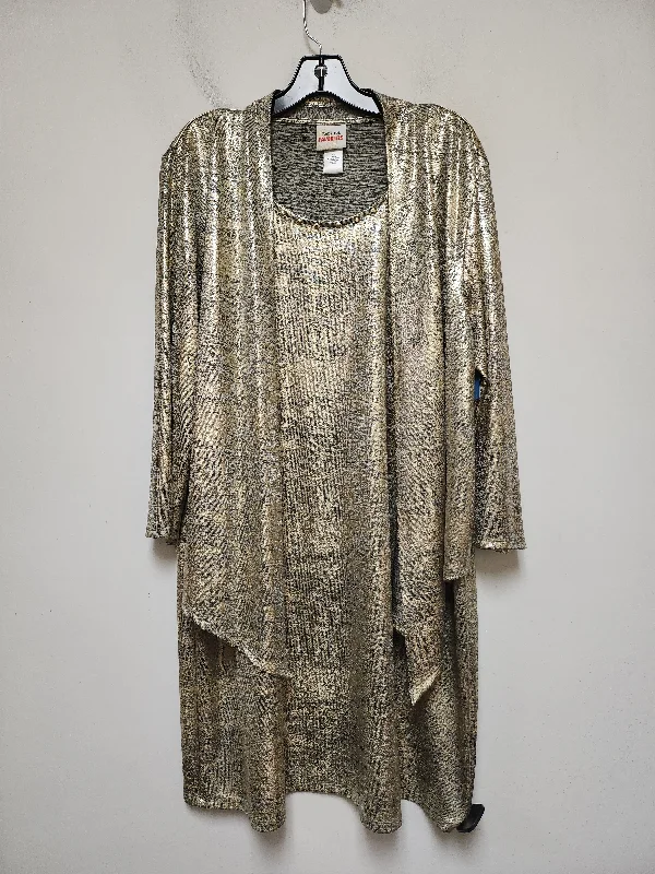 women's unique dressesDress Casual Short By Ruby Rd In Gold, Size: Xl