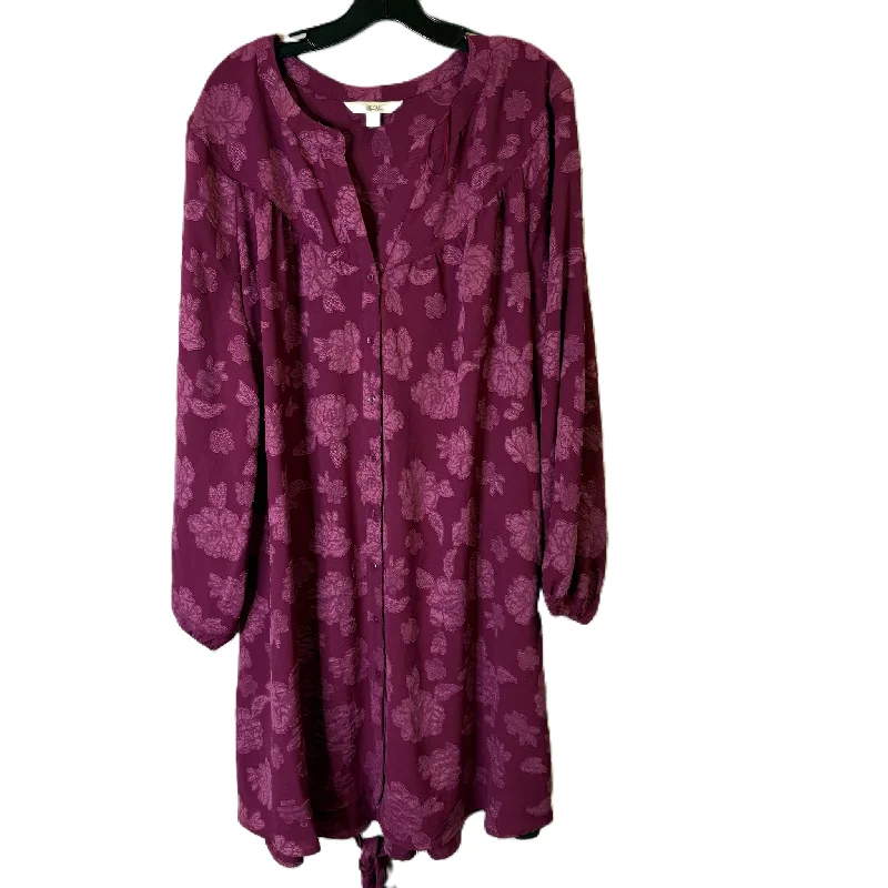 women's cocktail dressesDress Casual Short By The Pioneer Woman In Purple, Size: 2x