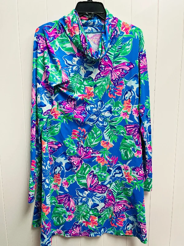 women's bespoke dressesDress Designer By Lilly Pulitzer In Blue & Purple, Size: M