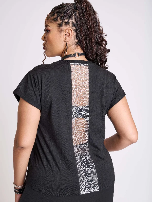 women's T-shirts with relaxed fitsJoy Division Unknown Pleasures Fitted Tee