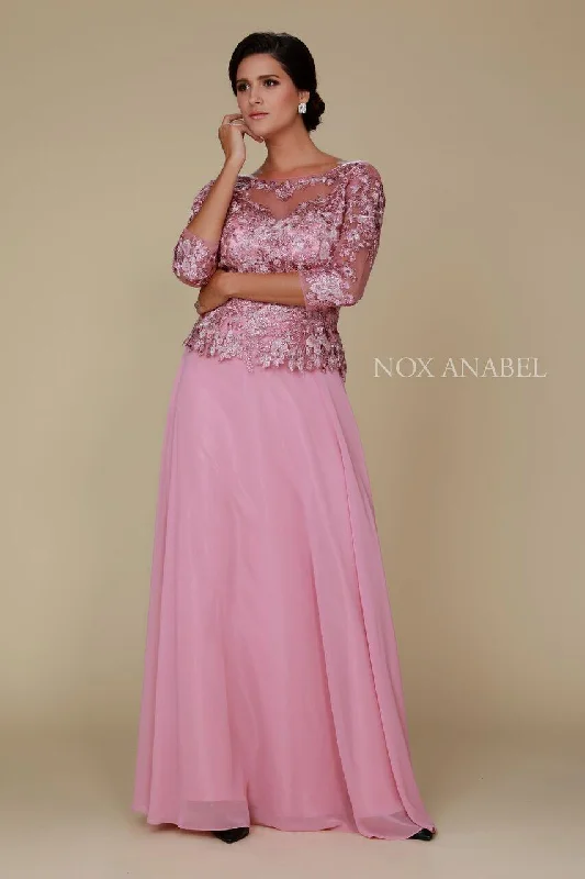 Formal Dress for Charity BallsLong Mother of the Bride Chiffon Formal Dress