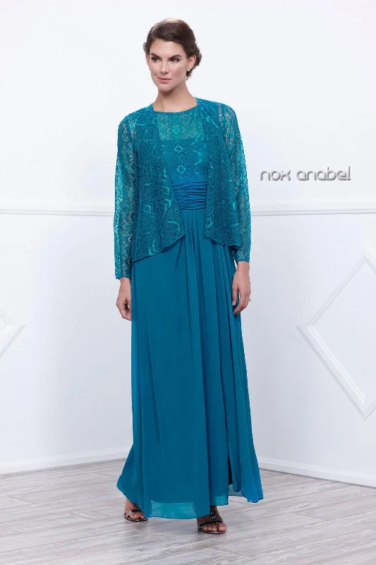 Formal Dress for Large WeddingsLong Mother of the Bride Formal Dress with Jacket