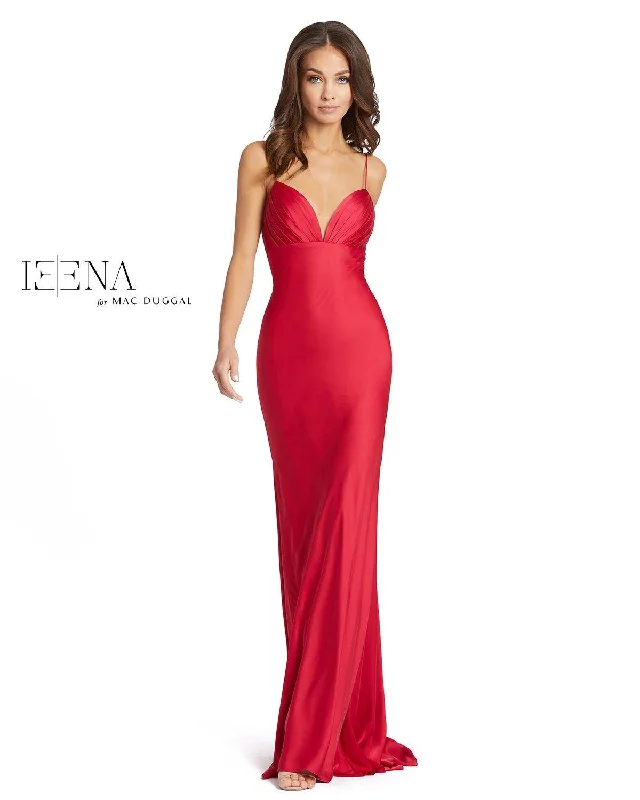 Formal Dress for Beach WeddingsMac Duggal 26415 Long Spaghetti Strap Formal Dress