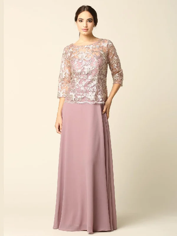 Formal Dress for Small WeddingsMother of the Bride Long Formal Dress