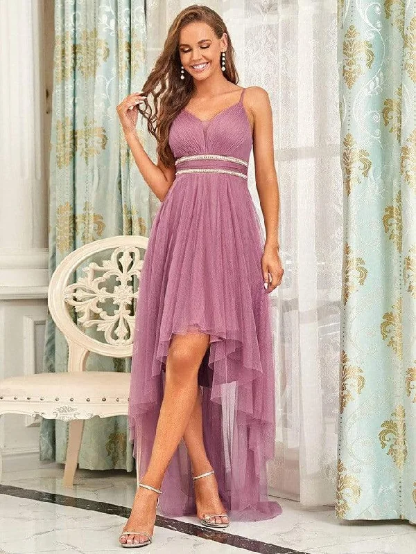 Formal Dress for International EventsPlus Size High Low Long Formal Dress