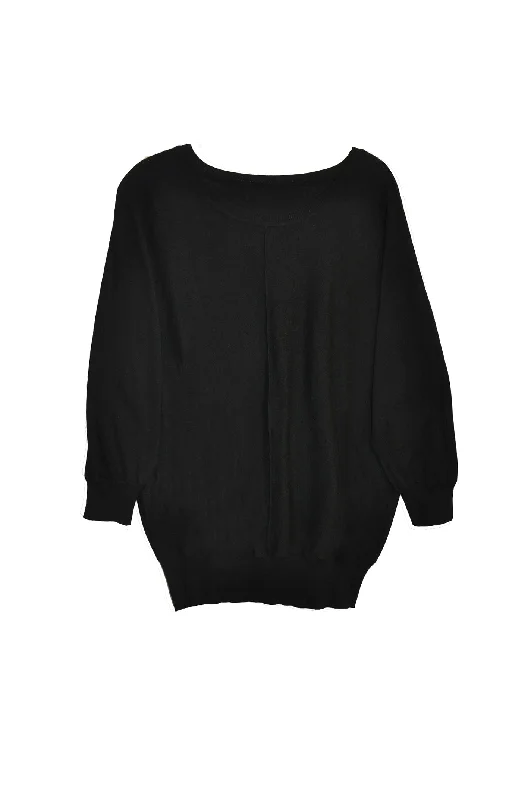 women's long sleeve tops with body-hugging silhouettesPlus Size La Cera Long Sleeve Pullover Sweater