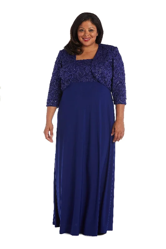 Formal Dress for Religious CeremoniesR&M Richards 3606W Long Plus Size Formal Dress