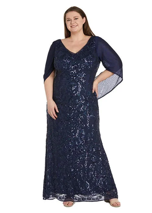 Formal Dress for Cultural ParadesR&M Richards 5909W Long Plus Size Formal Dress