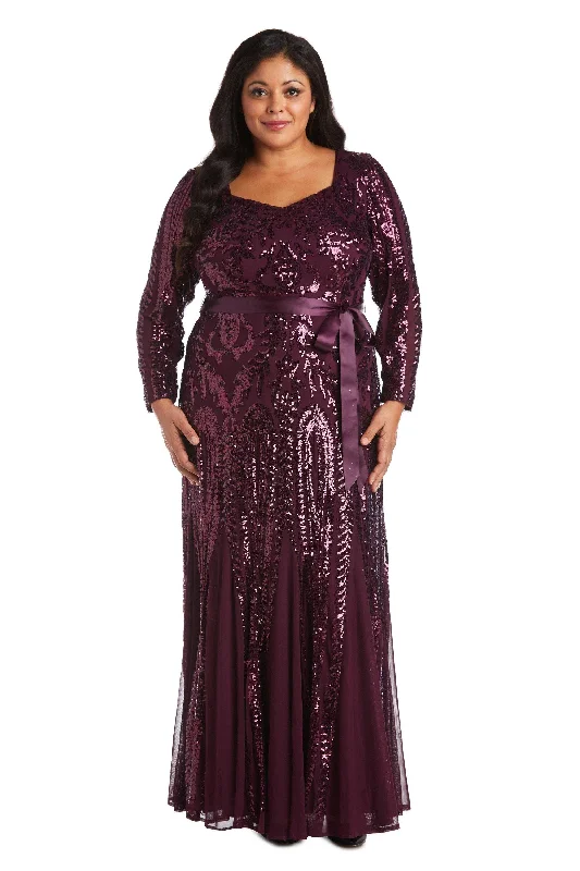 Formal Dress for Business EventsR&M Richards 5623W Long Plus Size Formal Dress Sale