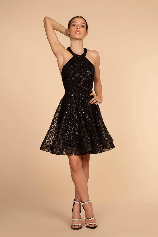 Formal Dress for Grammy AwardsHalter Short Formal Dress Homecoming