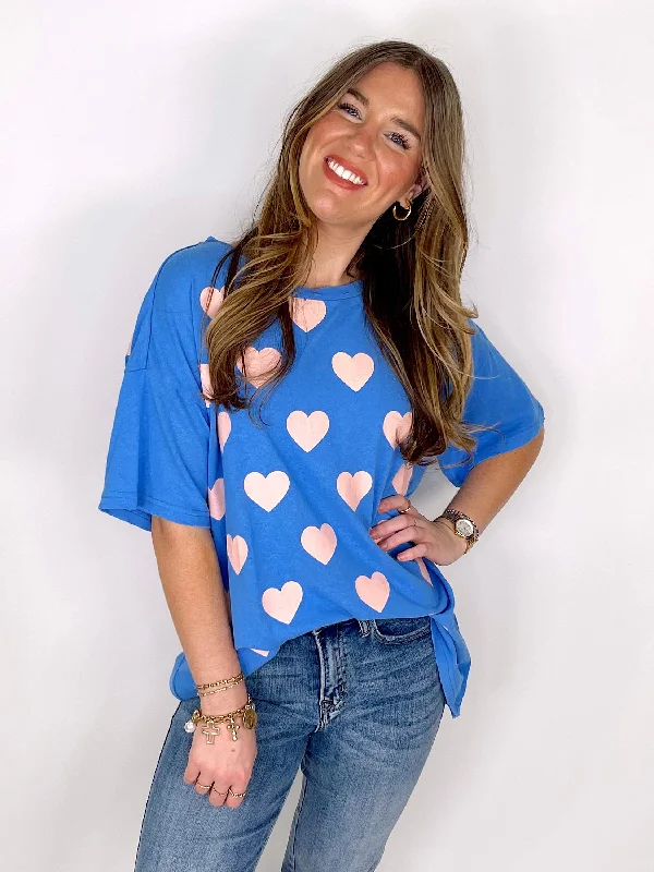 women's T-shirts with button-down frontsThe Vanessa Tee