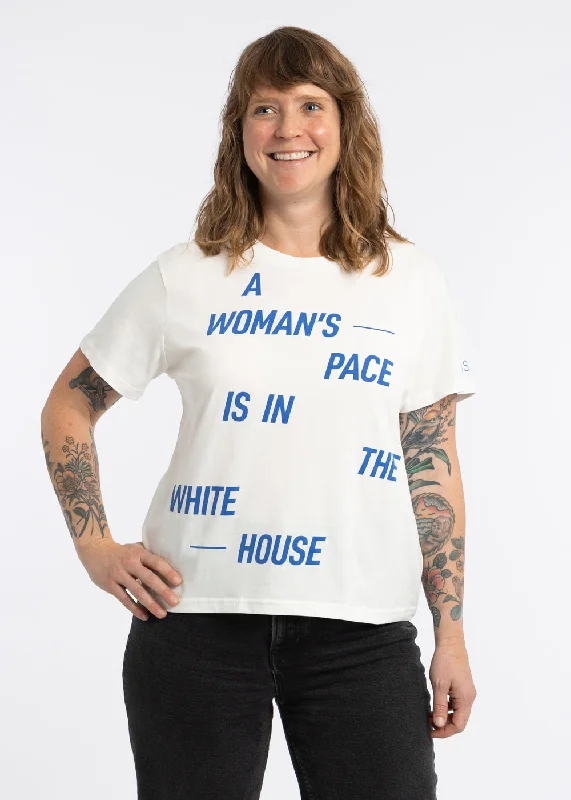 women's T-shirts with distressed finishesWoman's Pace Tee