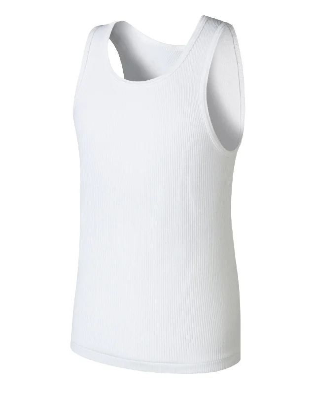 Hanes Ultimate ComfortSoft® Boys` White Tank Undershirt