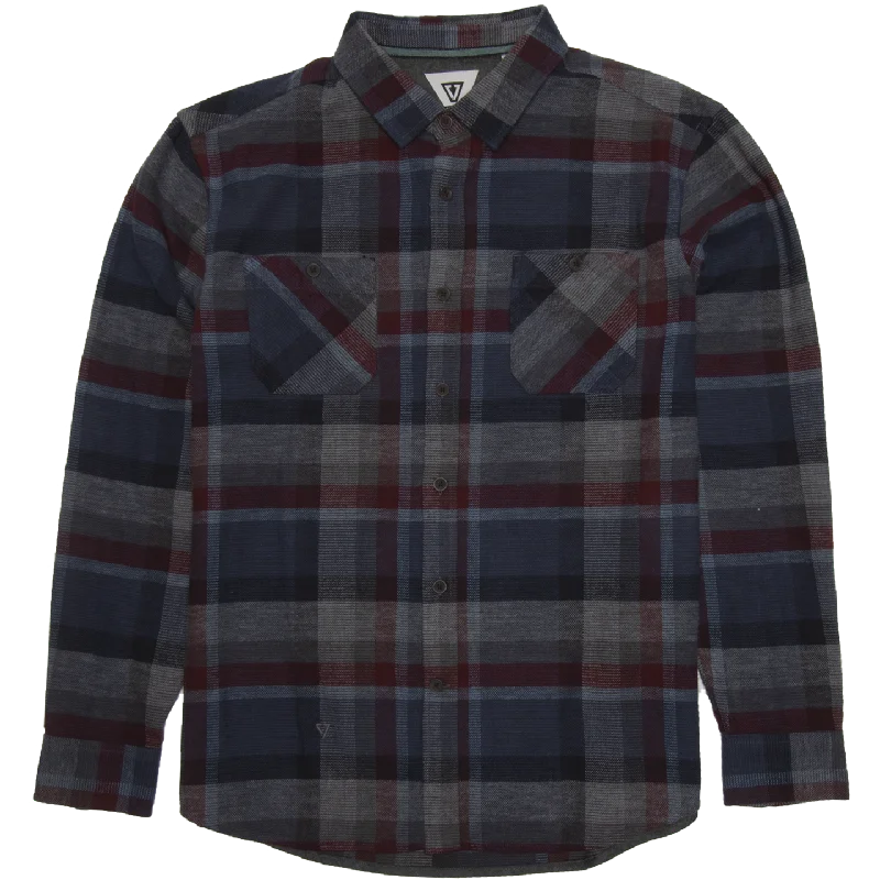 women's long sleeve tops with cold-shoulder designsVissla Ashbury Long Sleeve Flannel